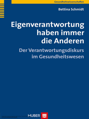 cover image of Eigenverantwortung haben immer die Anderen